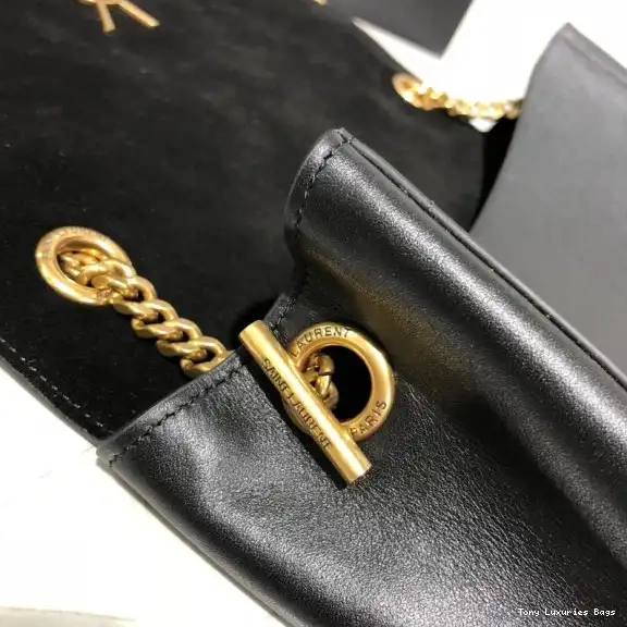 Tony Luxuries SMOOTH MEDIUM YSL LEATHER REVERSIBLE IN AND KATE SUEDE 0512